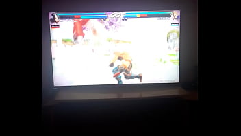 Preview 4 of Bludin Sex - Gozando demais vendo tekken