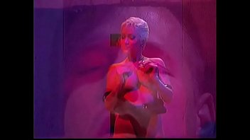 Preview 1 of Sanny Leban Sex - Amazing blonde slut blows a few cocks and swallows glass of semen in the secret room