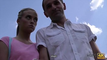 Preview 2 of Fresh Girl First Time Sex Video - HUNT4K. Poor cuckold watches girlfriend nailed in various positions