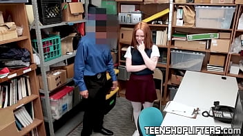 Preview 2 of Fun Amateur Fuck - Redhead thief Ella Hughes penetrated with big dick