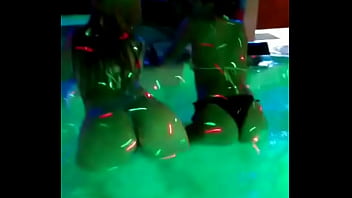 Preview 2 of Black Whita - Mirna,  Adriana potranca,  boquetinha at&ocirc_mica,  pisca pisca