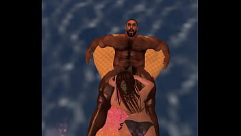 Preview 3 of Lun Socks - asian beach babe can&#039_t resist a man as handsome as john urschel
