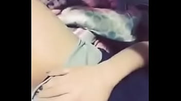 Preview 3 of She Touch Me Metro - Alone girl play with her Pussy