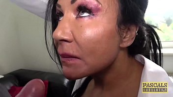 Preview 3 of First Porn Filipina - PASCALSSUBSLUTS - Nasty British MILF gets her holes slammed