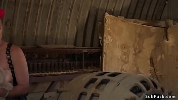 Preview 1 of Big Tits Group Bbc - Trimmed head blonde orgy fucked in desert