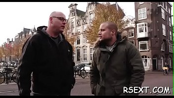 Preview 2 of Free German Porn For Iphone - Horny man gets out and explores amsterdam redlight district
