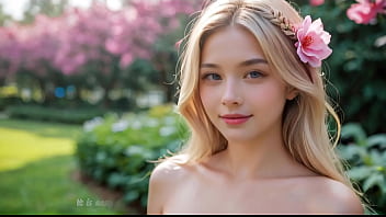 Preview 1 of Xxxsexcv Vid - Gorgeous Blonde in Park: POV Blowjob,  Titjob,  and Creampie Passion (with pussy masturbation ASMR sound!) Uncensored Hentai