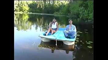 Preview 1 of Www Xxxin - Girl with nice breasts fucks hard next to the lake