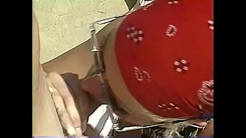 Preview 2 of Xnxxmomvedeo Daonlod - Lusty slut Nena Cherry in leather gear rides a young stud dick in desert