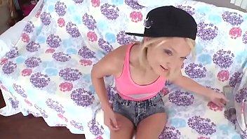 Preview 1 of Pregnant Giantess Vore - Small blonde takes some deep anal pounding