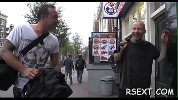 Preview 2 of Prous - Aroused man takes a tour in the amsterdam redlight district