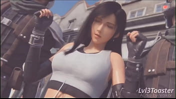 Preview 1 of Jin Wali - Tifa Lockhart gets ass slapped by Cops