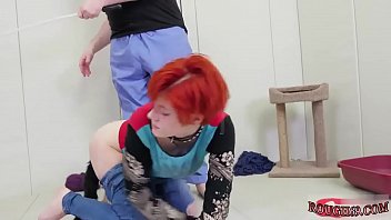 Preview 3 of Pakisthani Porn Video - Guy bondage and rough heels Cummie,  the Painal Cum Cat