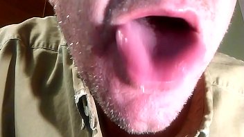 Preview 1 of Skinny Granny Puusy - Me licking and drooling over you