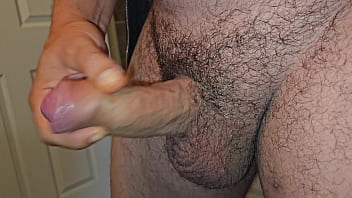Preview 4 of Maid Of Master And Mistress - Stroking my thick uncut DILF cock. Comments welcome