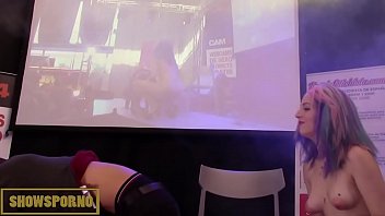 Preview 4 of Horch Xxx Video - Teen babe bluehead masturbating with giant dildos