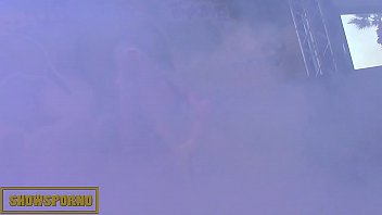 Preview 2 of Saniloen Bf Hd - k. Bill blonde french pornstar bigtits masturbation on stage