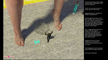 Preview 2 of Stickam 18 - Big Apple Small Gesture Episode 22 - 3D Comics. 3D Cartoon Sex