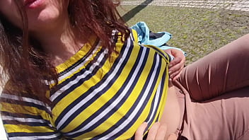 Preview 3 of Big Sixci - My StepMom Seduces a Stranger and Allows Herself to be Touched on the public Street