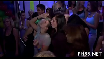 Preview 1 of Gang Drunk Wife - Girls holding ramrods in both hands and sucking &#039_em in turn relish