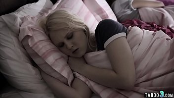 Preview 3 of Brazzer Sex Video Yoga - Teen pushed into sleepover sex with step brother and sister