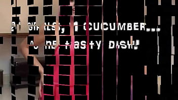 Preview 1 of Nwe Baby Fast Time Facking - Lesbian Sex In The Kitchen! Sara &amp_ Raven Black&#039_s Hot Clip!