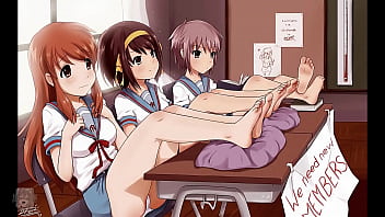Preview 3 of Sajini Anty Hot Sex Video - Anime Feet Jerk Off Challenge 3 YourAnimeAddiction