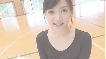 Preview 2 of Xfuckmovie - Manami Yamaguchi Yoga pants  black and white legs, ass-fetish running and yoga image video solo
