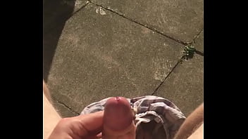 Preview 3 of Big Black Cock Sucker - Outside wank