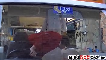 Preview 1 of Xvideo Indian Old Man - Euro twink anal threesome ends with a huge warm cumload