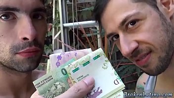 Preview 2 of Ruka Anal - Rubbing two latin cocks one hand together latino gay hunk bulge It is