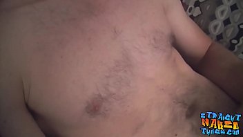 Preview 2 of Auntys Pors - Straight dude works on that cock and makes it cum