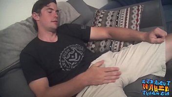 Preview 1 of Auntys Pors - Straight dude works on that cock and makes it cum