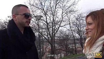Preview 2 of American Xxxvideo Comschoolgirl - HUNT4K. Rothaarige f&uuml_r Geld vor ihrem Freund gefickt