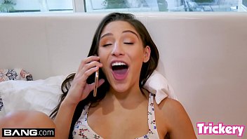 Preview 1 of Indian Delhi Teen Cute Girl Sex - Abella Danger Gets Tricked Into Fucking Her Stepbrother