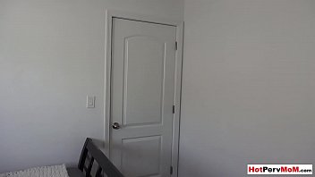 Preview 1 of Jyothikaxxx - My busty MILF stepmom blows me while stepdad on the phone