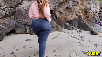 Preview 1 of Lara 3d Rape - Big ass stepmother and stepson have incredible sex on the beach!