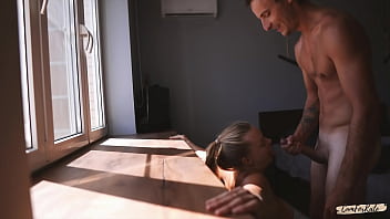 Preview 4 of St Lucia Hard Cum Wank - Morning passionate sex. We fucked so hard that we woke up the neighbors