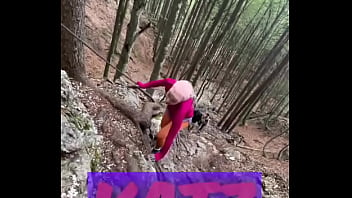Preview 1 of Pablice Toilet - Climbing uphill on trail running is always exhausting... carry me! ??️What&rsquo_s your trick for getting through the...