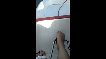Preview 4 of Ass Neked Vagina - m.&#039_s Feet in the Pedalo Boat (Fetish Obsession)