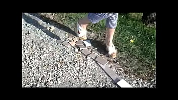 Preview 3 of Ravina Tadana Sex - My Shoes are Harder Than Tiles (Fetish Obsession for Crushing)