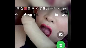 Preview 3 of Netrakona Kendua Bangladesh - Camfrog13 Pink lip girl playing with artificial penis
