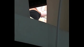 Preview 2 of Ip Anal - Mi t&iacute_a en short mostrando tanga