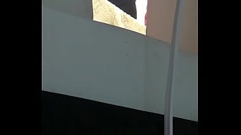 Preview 4 of Ip Anal - Mi t&iacute_a en short mostrando tanga