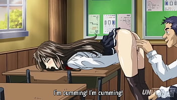 Preview 3 of Sex Xxlx Vide - Hentai - Teacher Masturbating Her Young 18yo Student in Class [Subtitled]