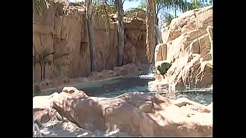 Preview 2 of Kanghana Ranuat - Glamorous blonde Teri Star has two dicks to satisfy near swimming pool