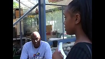 Preview 1 of New Nauty American Hd Xxxx - Huge cock hardly fits in young ebony babe Lexi&#039_s mouth and cunt