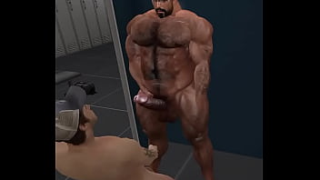 Preview 3 of Bbw Booty Farting - football teamate  gets the privilege of sucking of mega hunk john urschel