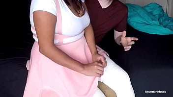 Preview 2 of Duga Sex - Sitting on step daddy&#039_s lap. Tit sucking massive cum load on daughter HD
