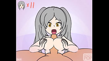 Preview 3 of Joy H - Super Smash Girls Titfuck - Robin by PeachyPop34